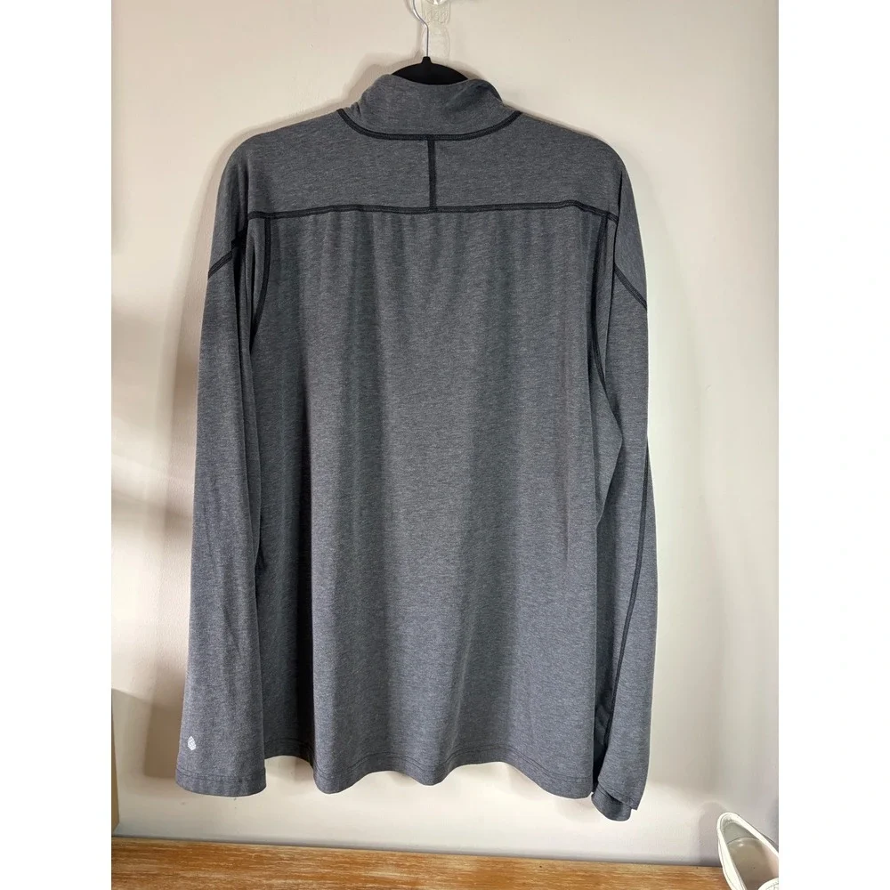 Stio Mens Basis Quarter Zip Pullover‎ Heather Gray XXL 200069 FW21 Long Sleeve